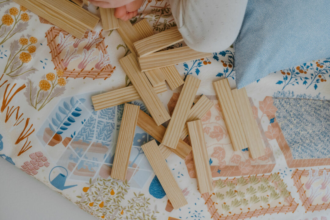 Tapis d'éveil et jeu le potager bi-face Merci Suzy